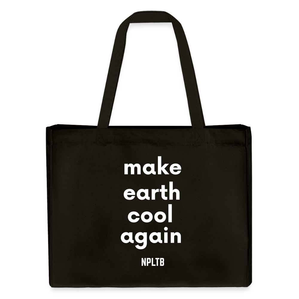 NPLNTB Tote Bag „Make Earth Cool Again“ - Schwarz