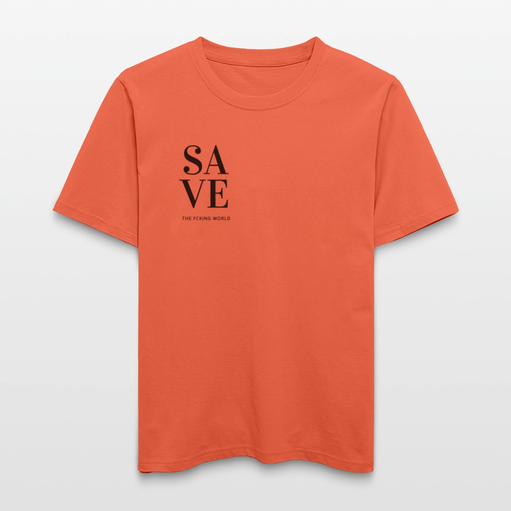 NPLNTB Statement-Shirt „SAVE THE F*CKING WORLD“ - Hellrot