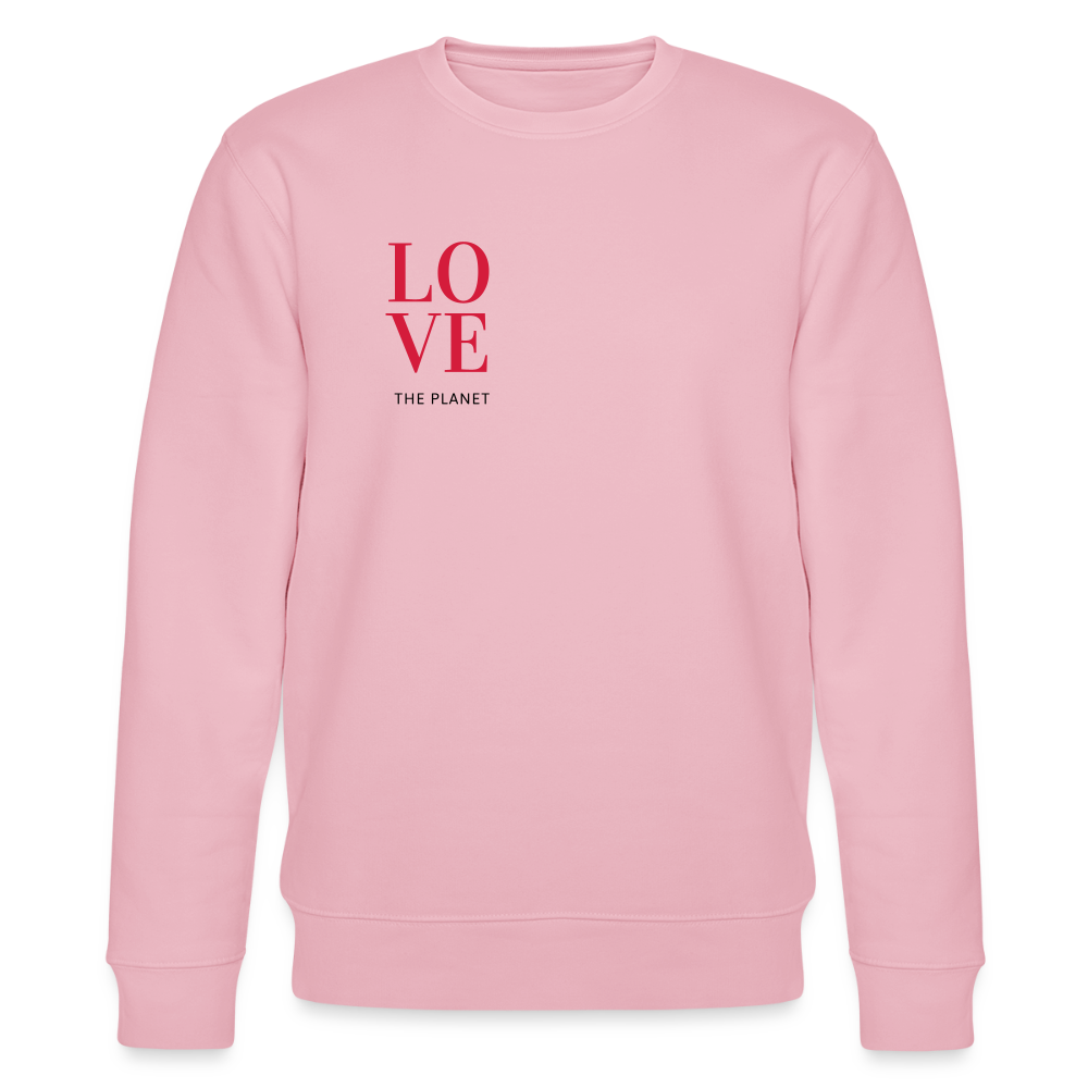 NPLNTB Bio-Sweater „LOVE THE PLANET“ - Hellrosa
