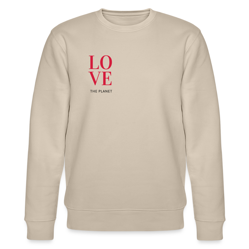 NPLNTB Bio-Sweater „LOVE THE PLANET“ - Beige