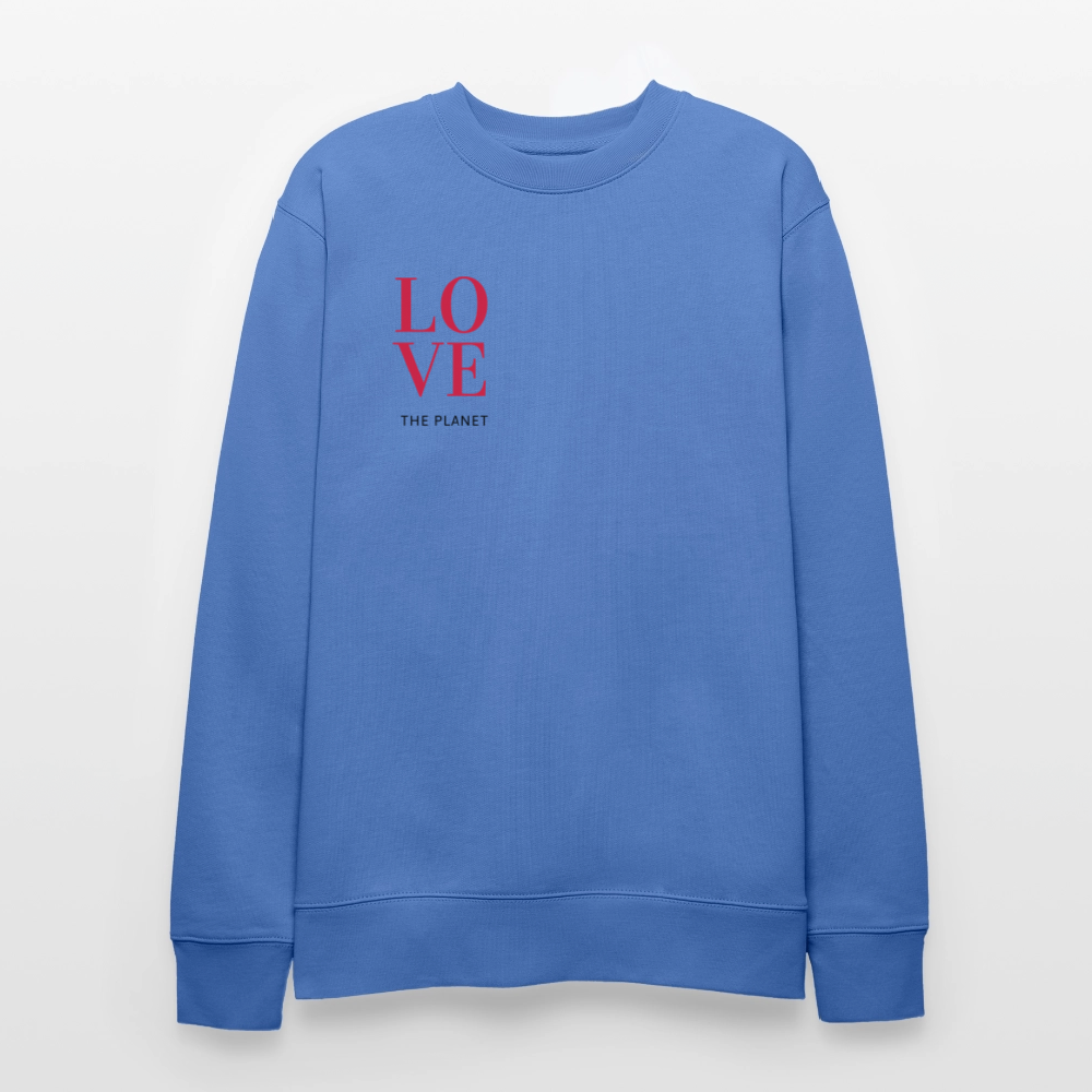 NPLNTB Bio-Sweater „LOVE THE PLANET“ - Blau
