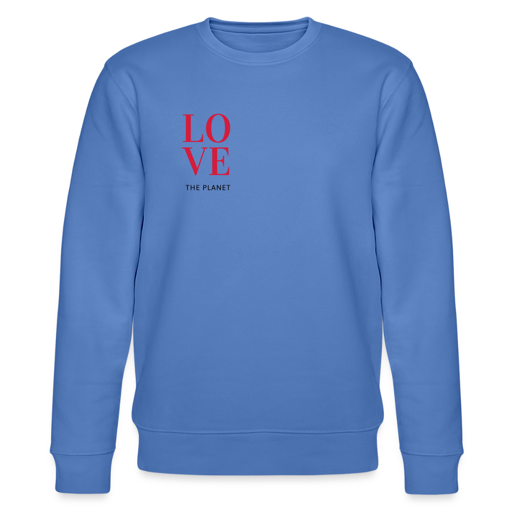 NPLNTB Bio-Sweater „LOVE THE PLANET“ - Blau