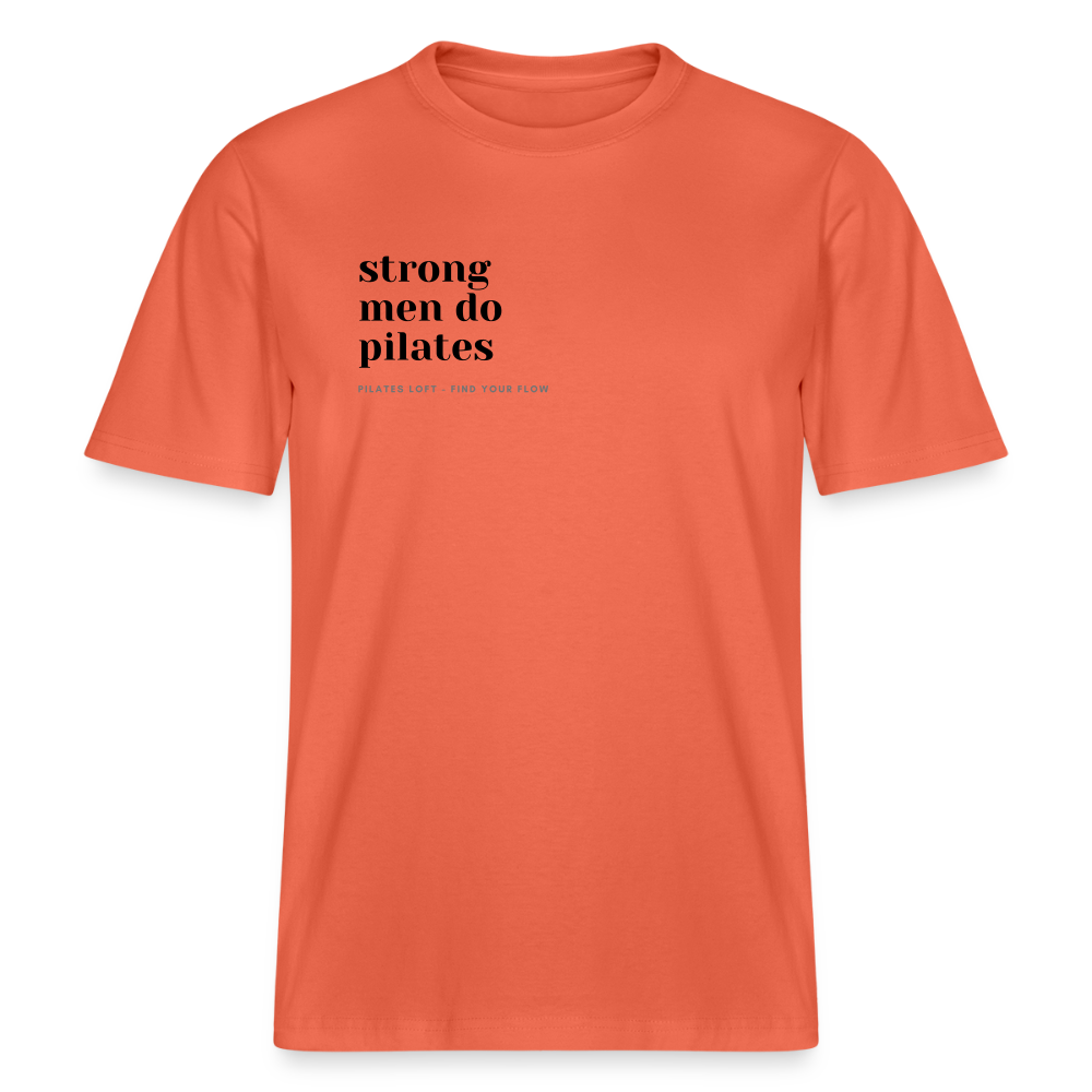 „strong men do pilates“ Unisex T-Shirt - Hellrot