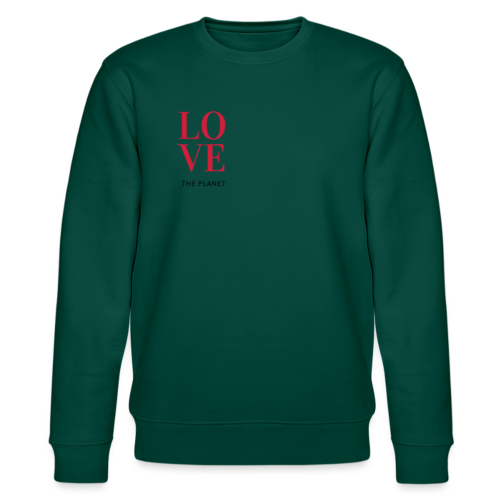 NPLNTB Bio-Sweater „LOVE THE PLANET“ - Forest