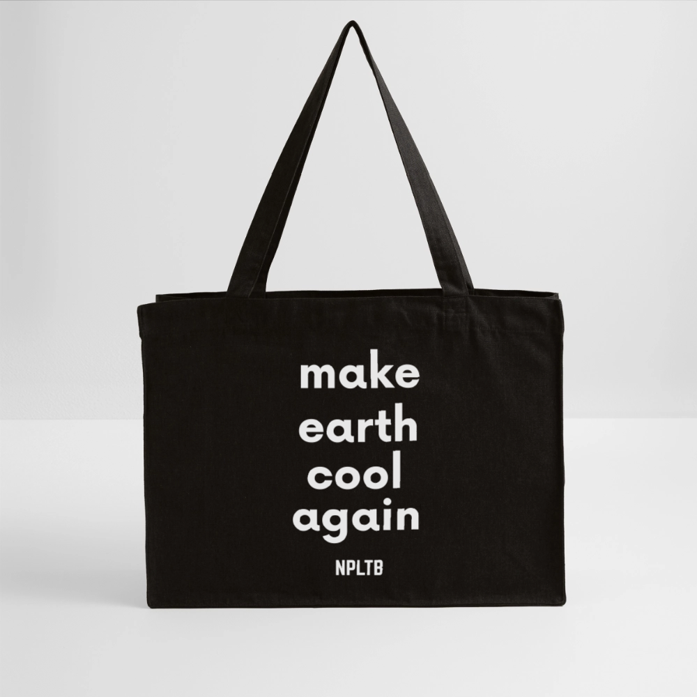 NPLNTB Tote Bag „Make Earth Cool Again“ - Schwarz