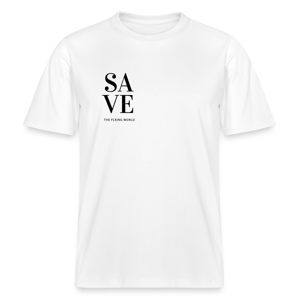 NPLNTB Statement-Shirt „SAVE THE F*CKING WORLD“ - Weiß