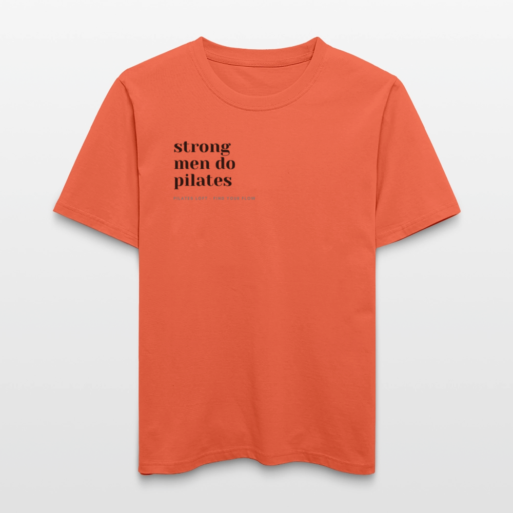 „strong men do pilates“ Unisex T-Shirt - Hellrot